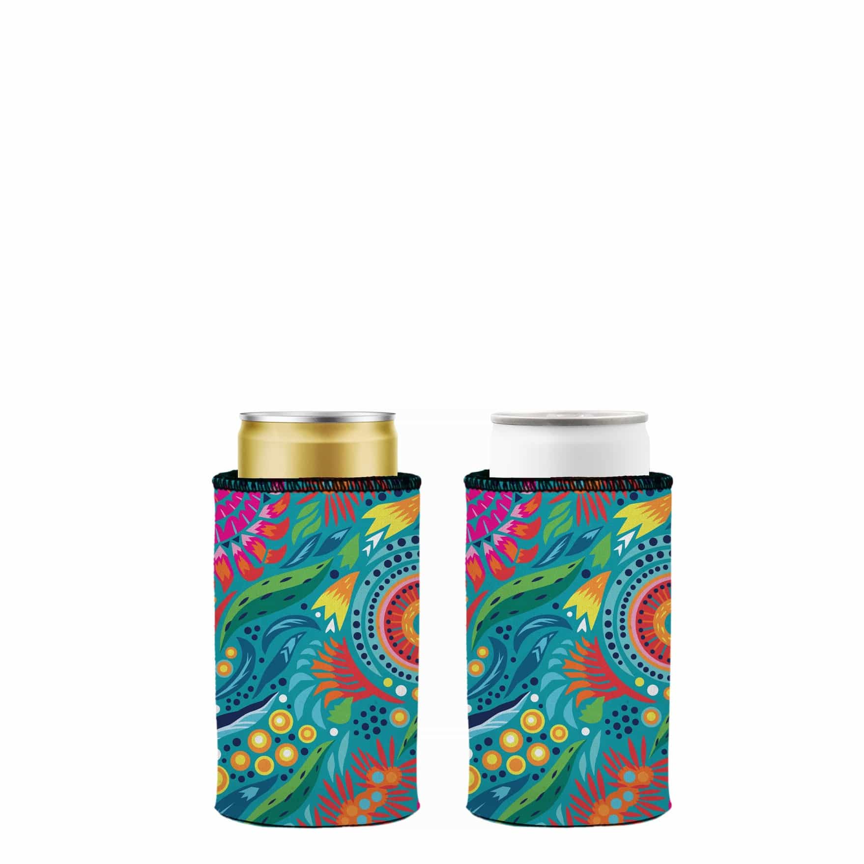 V570-ST-2022-A-2-202503260830-00 Australian Flowers II Stubby Cooler 2-Pack - Standard - Image 1
