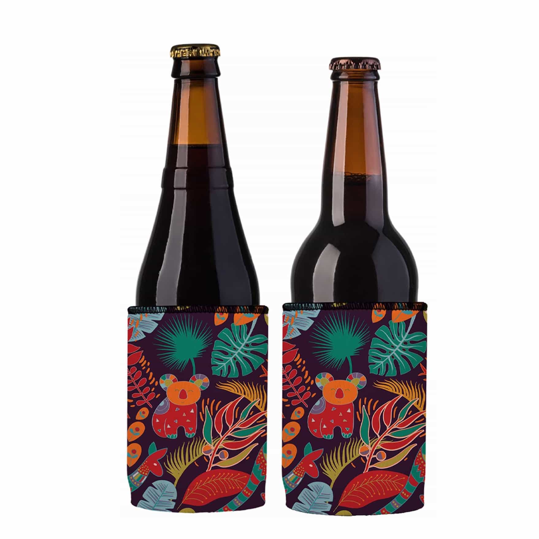 V570-ST-2028-A-2-202503260827-00 Australian Animals Stubby Cooler 2-Pack - Standard - Image 1