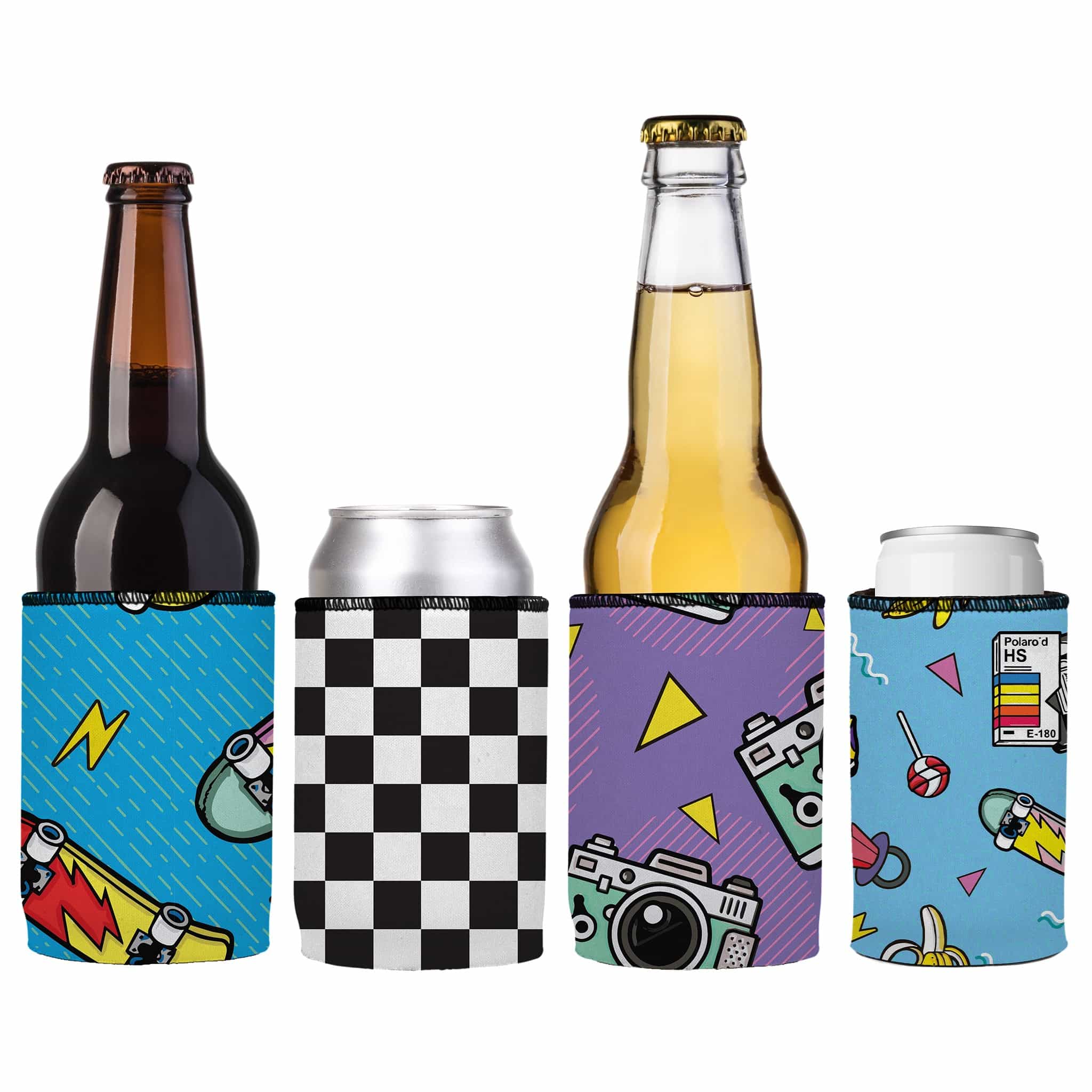 V570-ST-2617-2877-2889-2943-A-202503260852-00 80s Things Stubby Cooler 4-Pack - Standard - Image 1