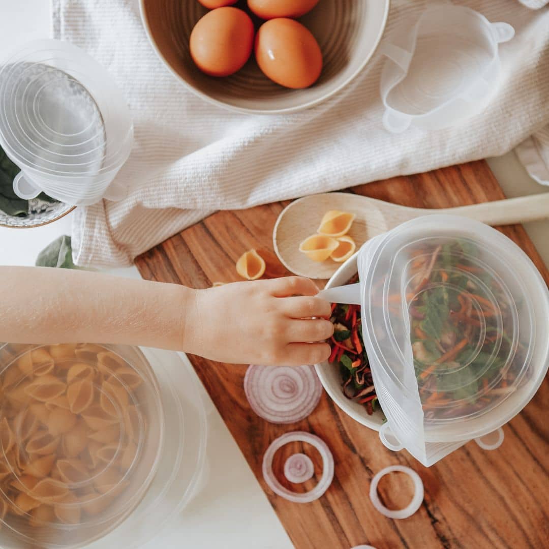 V573-7SIL-130486-00 Food Grade Silicone Stretch Lids: Your Ultimate Reusable Food Covers - set of 7 (Test) - Image 1