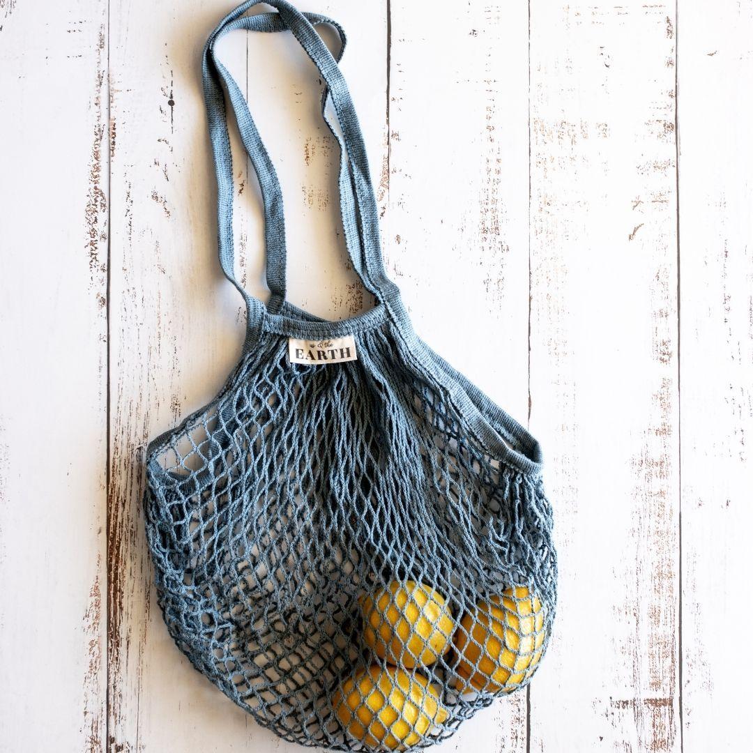 V573-MESHSHOPA-140170-00 Reusable Cotton Shopping Bag - Image 1