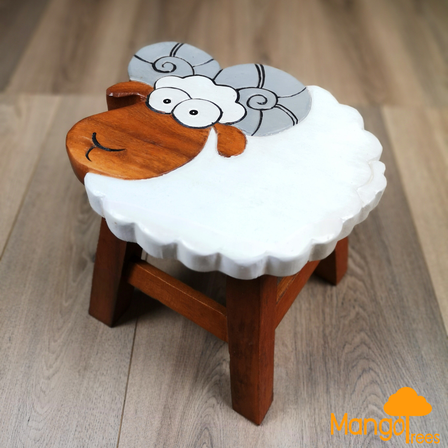 edf Kids Wooden Stool Ram - Image 1