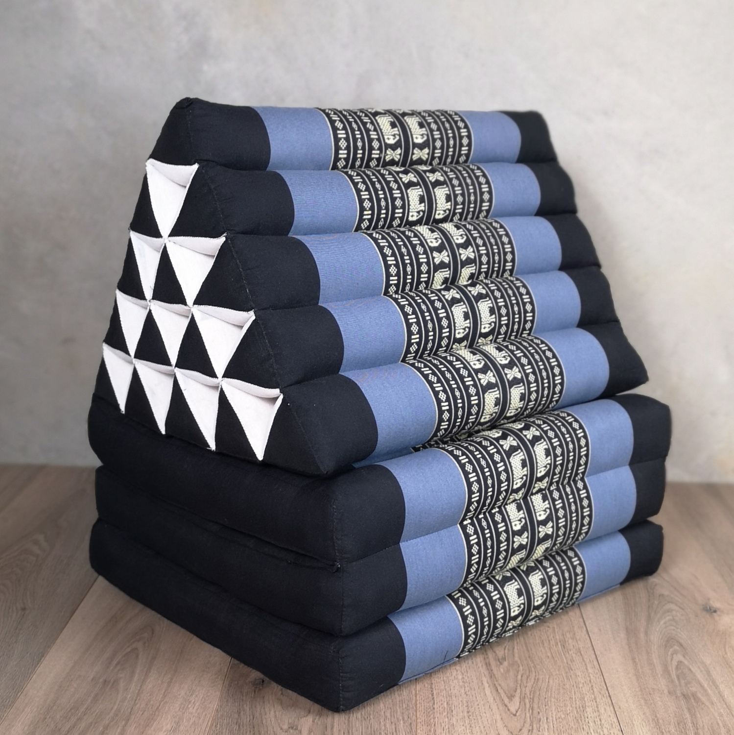 edf Jumbo Thai Triangle Pillow THREE FOLDS B-Ele - Image 1