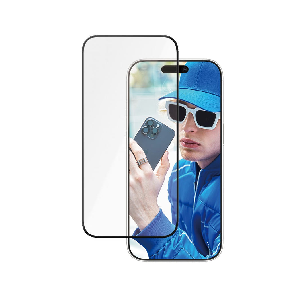 V578-2854-202505231045-00 PanzerGlass Ultra-Wide Fit Ceramic Glass Screen Protector For iPhone 16 Pro - Clear - Image 1