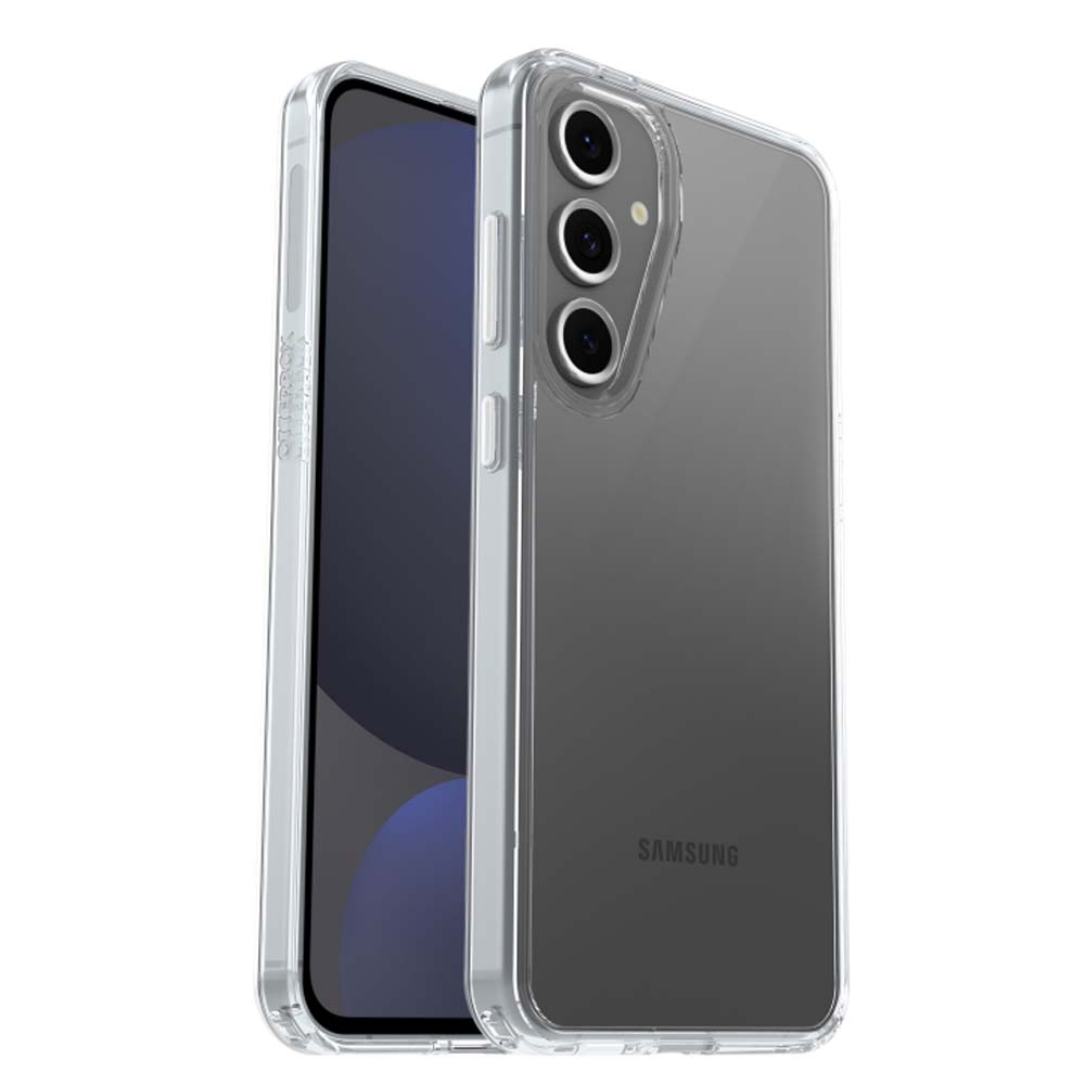 V578-77-97076-226492-00 OtterBox Symmetry Back Case for Samsung Galaxy S24FE - Clear - Image 1