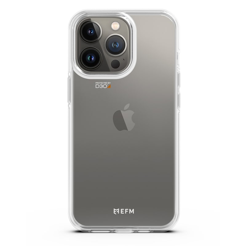 V578-EFCALAE193CLE-226622-00 EFM Alaska Case Armour with D3O Crystalex For iPhone 13 Pro Max (6.7") - Clear - Image 1