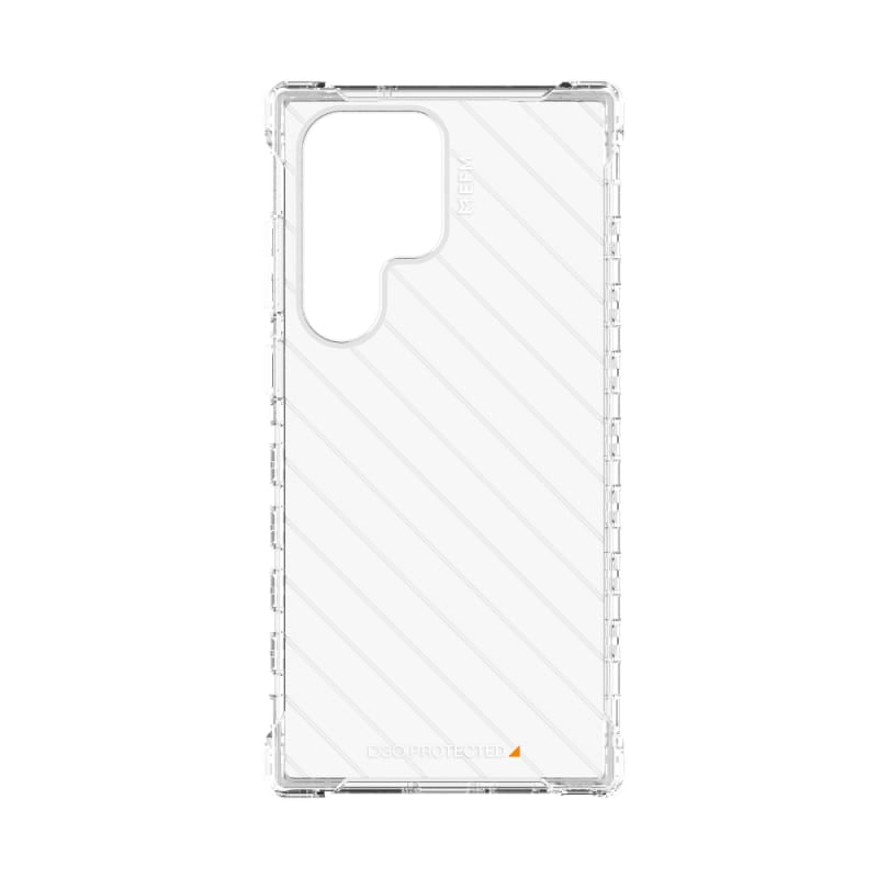 V578-EFCARSG284CLE-226609-00 EFM Dakar Case Armour with D3O Crystalex for Samsung Galaxy S23 Ultra - Crystal Clear - Image 1
