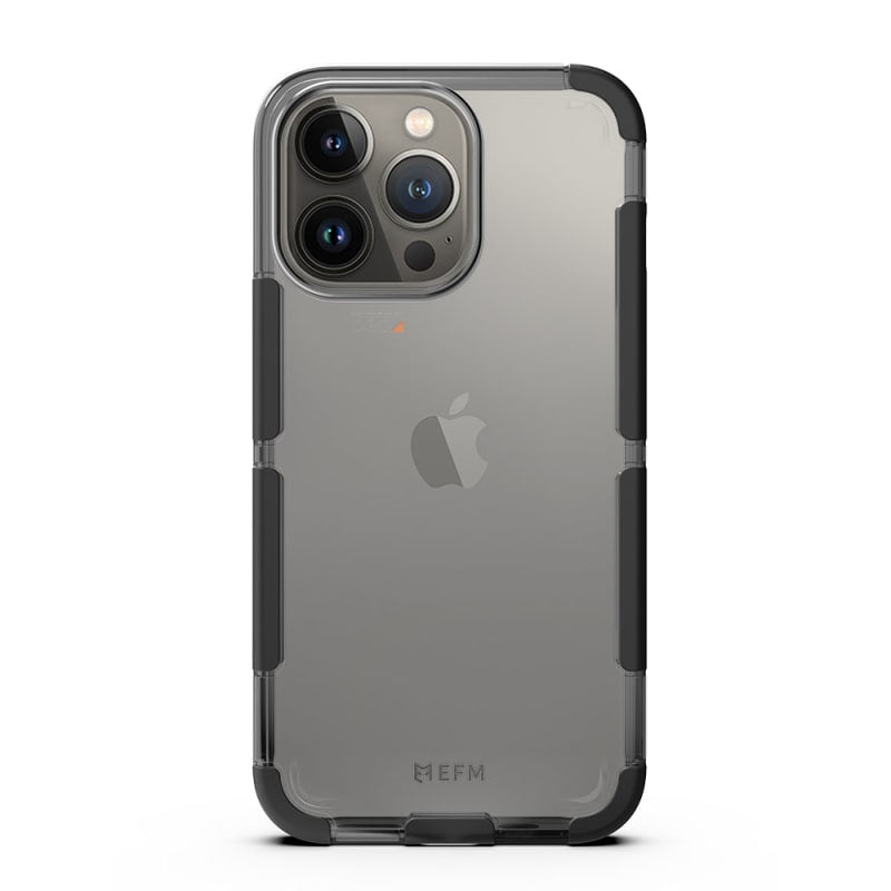 V578-EFCCAAE194CBN-226638-00 EFM Cayman Case Armour with D3O 5G Signal Plus for iPhone 13 Pro (6.1" Pro) - Carbon - Image 1