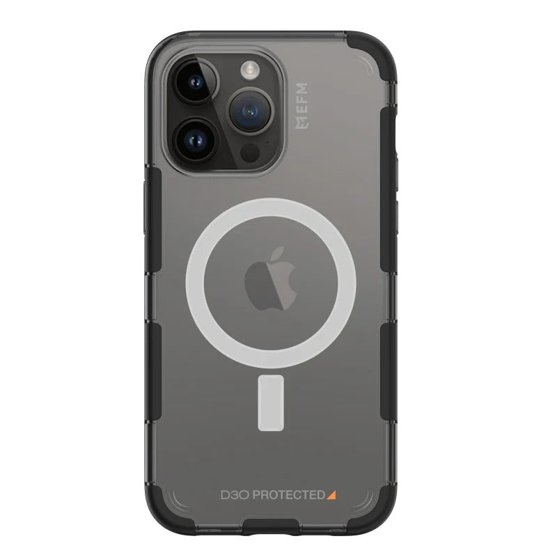 V578-EFCCAAE196CBN-226634-00 EFM Cayman Case Armour with MagSafe D3O 5G Signal Plus for iPhone 14 Pro (6.1") - Carbon - Image 1