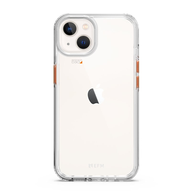V578-EFCDUAE191CLE-226667-00 EFM Aspen Case Armour with D3O Crystalex for iPhone 13 mini (5.4") - Clear - Image 1