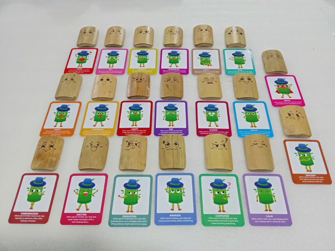 V59-27-202503201040-00 Bamboo facial dominos Set of 20 - Image 1