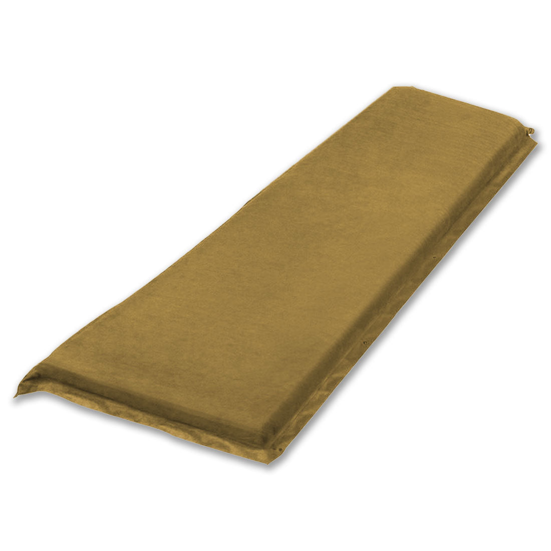 V610-SELS8521-BE-218834-00 Self Inflating Mattress Sleeping Suede Mat Air Bed Camping Camp Hiking Joinable - beige - Image 1