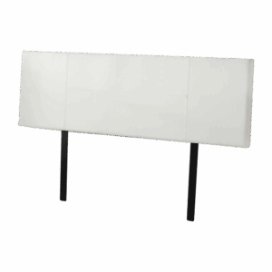 PU Leather King Bed Headboard Bedhead - White