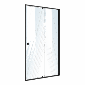 Adjustable Semi Frameless Shower Screen (114~122) x 195cm Australian Safety Glass