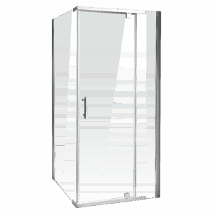 Shower Screen 900x800x1900mm Framed Safety Glass Pivot Door By Della Francesca