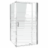 Shower Screen 1200x800x1900mm Framed Safety Glass Pivot Door By Della Francesca
