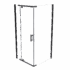 Shower Screen 1000x700x1900mm Framed Safety Glass Pivot Door By Della Francesca