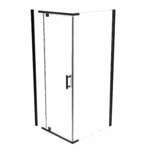 Shower Screen 1000x800x1900mm Framed Safety Glass Pivot Door By Della Francesca