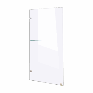 800 x 2100mm Frameless 10mm Safety Glass Shower Screen