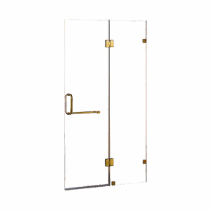 120 x 200cm Wall to Wall Frameless Shower Screen 10mm Glass By Della Francesca