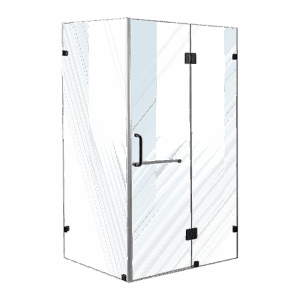 1200 x 1000mm Frameless 10mm Glass Shower Screen By Della Francesca