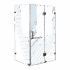 1200 x 1000mm Frameless 10mm Glass Shower Screen By Della Francesca