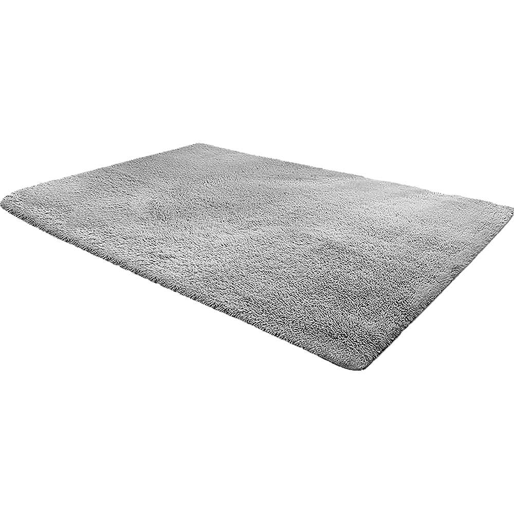V63-832201_5f62b15f7d717.1000x1000 200x140cm Floor Rugs Large Shaggy Rug Area Carpet Bedroom Living Room Mat - Grey - Image 1
