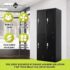 Four-Door Office Gym Shed Storage Locker - Image 5