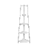 Corner Ladder Shelf Bookcase Display Storage Unit