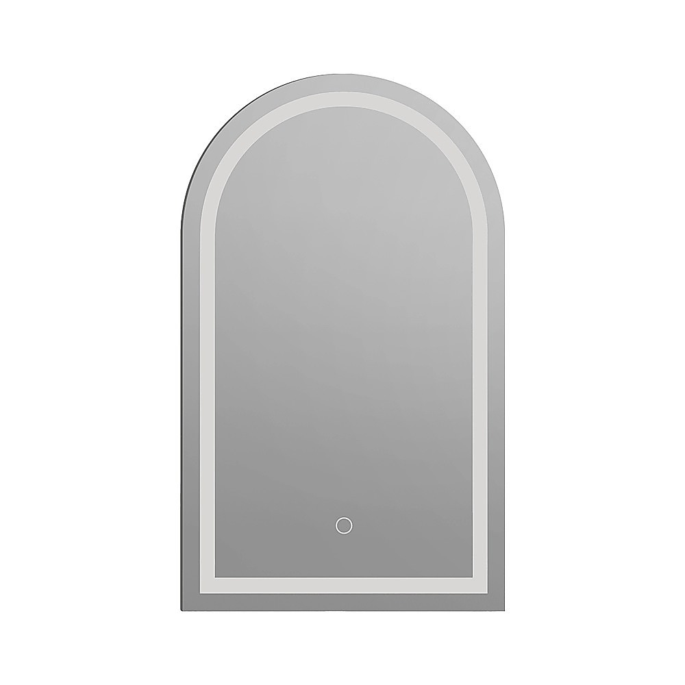 V63-850381-202508261828-00 Arched LED Wall Mirror Bathroom Mirrors Makeup Anti-fog 600mm x 1000mm - Image 1