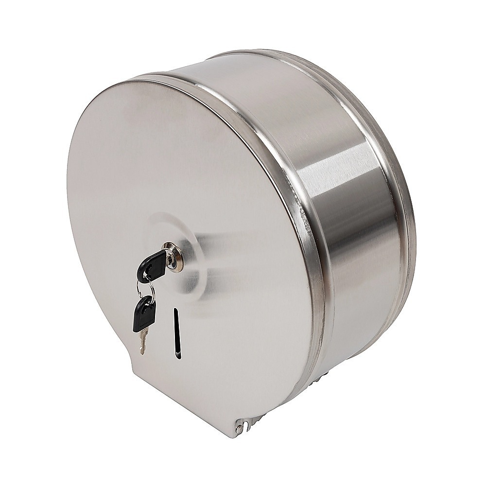 V63-920871-202508051739-00 Toilet Paper Towel Dispenser Brushed Stainless Steel Wall-Mounted Bathroom Tissue - Image 1