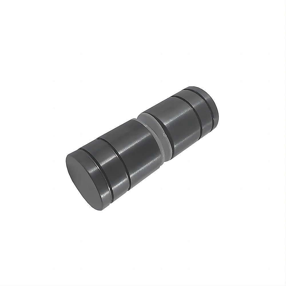 V63-930411-201171-02 Brass Shower Door Round Knob Handle in Gunmetal - Image 1