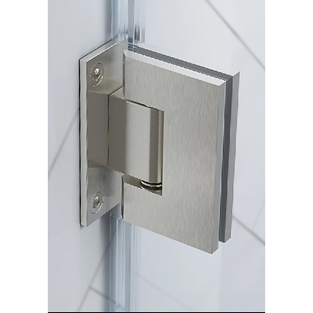 V63-930551-201211-00 90 Degree Stainless steel Glass Shower Door L-Hinge in Gold - Image 1