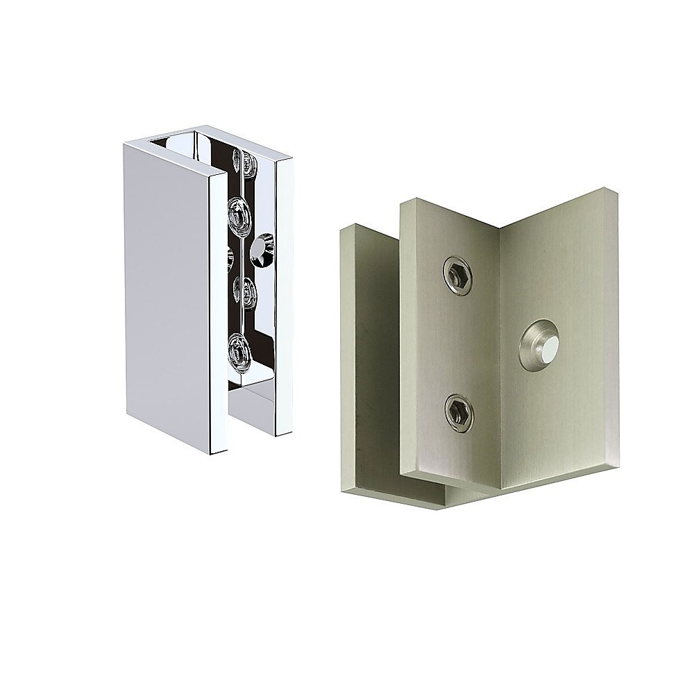 V63-930731-201264-00 Glass-to-wall/floor Shower Screen U-bracket in Nickel - Image 1