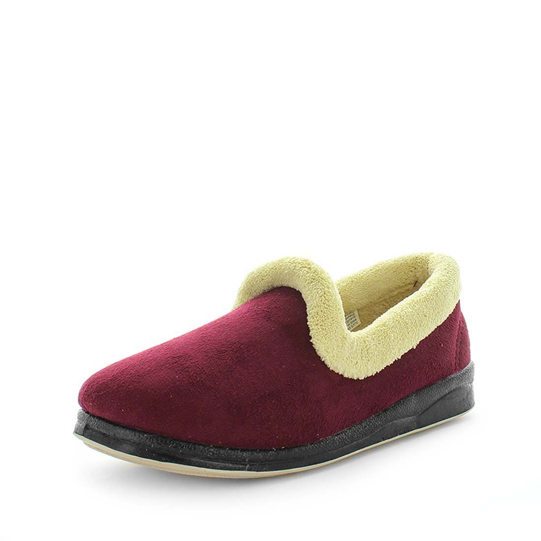 V717-9333333092932-186927-00 Panda PEMILLE Slippers Uggs Burgundy Shoe 5 - Image 1