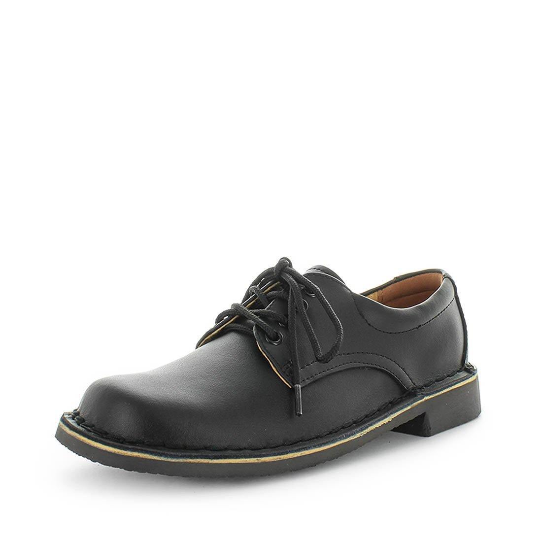 V717-9333333152438-192191-00 WILDE SCHOOL Girl's JEZRA-Jnr School Black/Smooth Shoe 2US - Image 1
