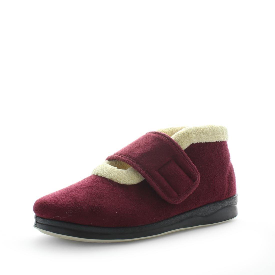 V717-9333333277186-187344-00 Panda EMEE Slippers Uggs Burgundy Shoe 8 - Image 1