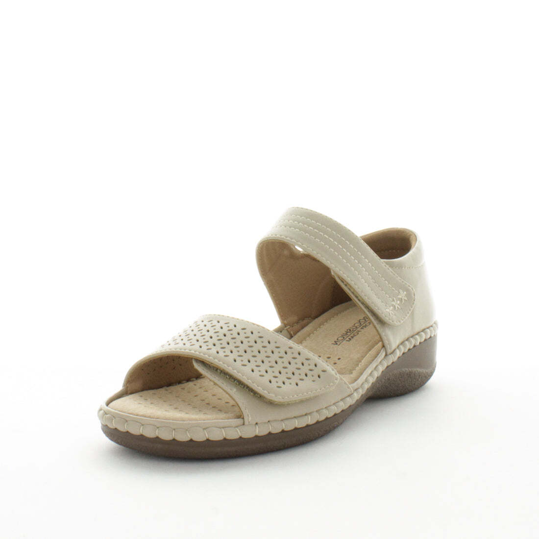 V717-AMOOSE2-BEIGE-5-192582-00 AEROCUSHION Women's MOOSE2 Sandals Beige Shoe 5US - Image 1