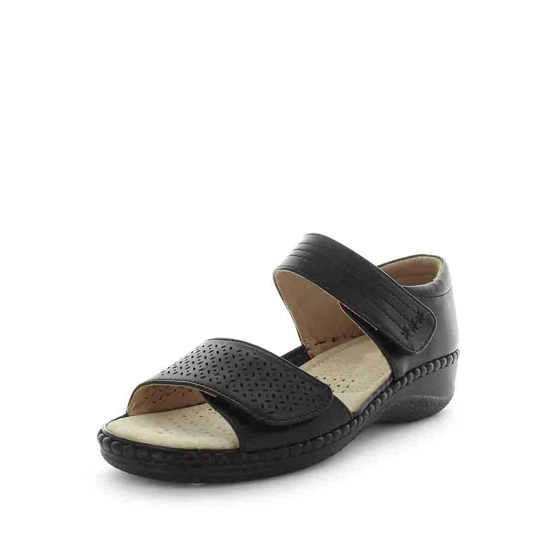 V717-AMOOSE2-BLACK-8-192656-00 AEROCUSHION Women's MOOSE2 Sandals Black Shoe 8US - Image 1