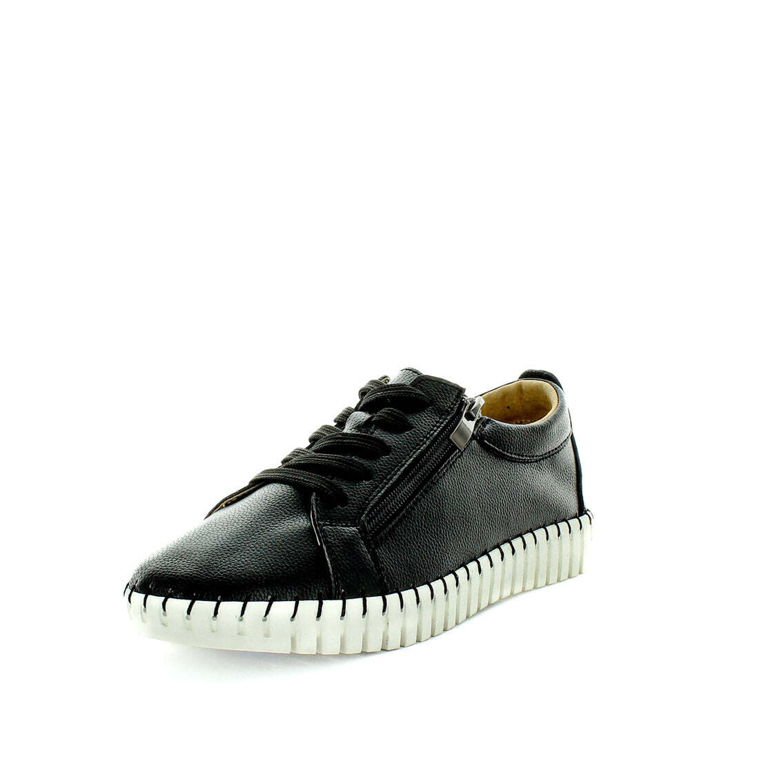 V717-JBCAPARI-BLACK-37-188092-00 JUST BEE Women's CAPARI Sneakers Black 37EU - Image 1