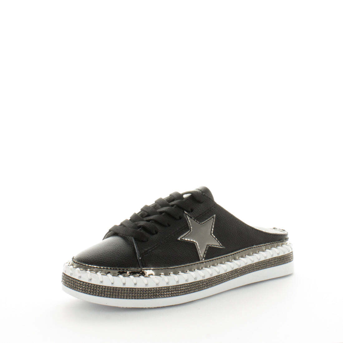 V717-JBCHAISE-BLACKPEWTER-40-187721-00 JUST BEE Women's CHAISE Loafers / Slip ons Black/Pewter 40EU - Image 1