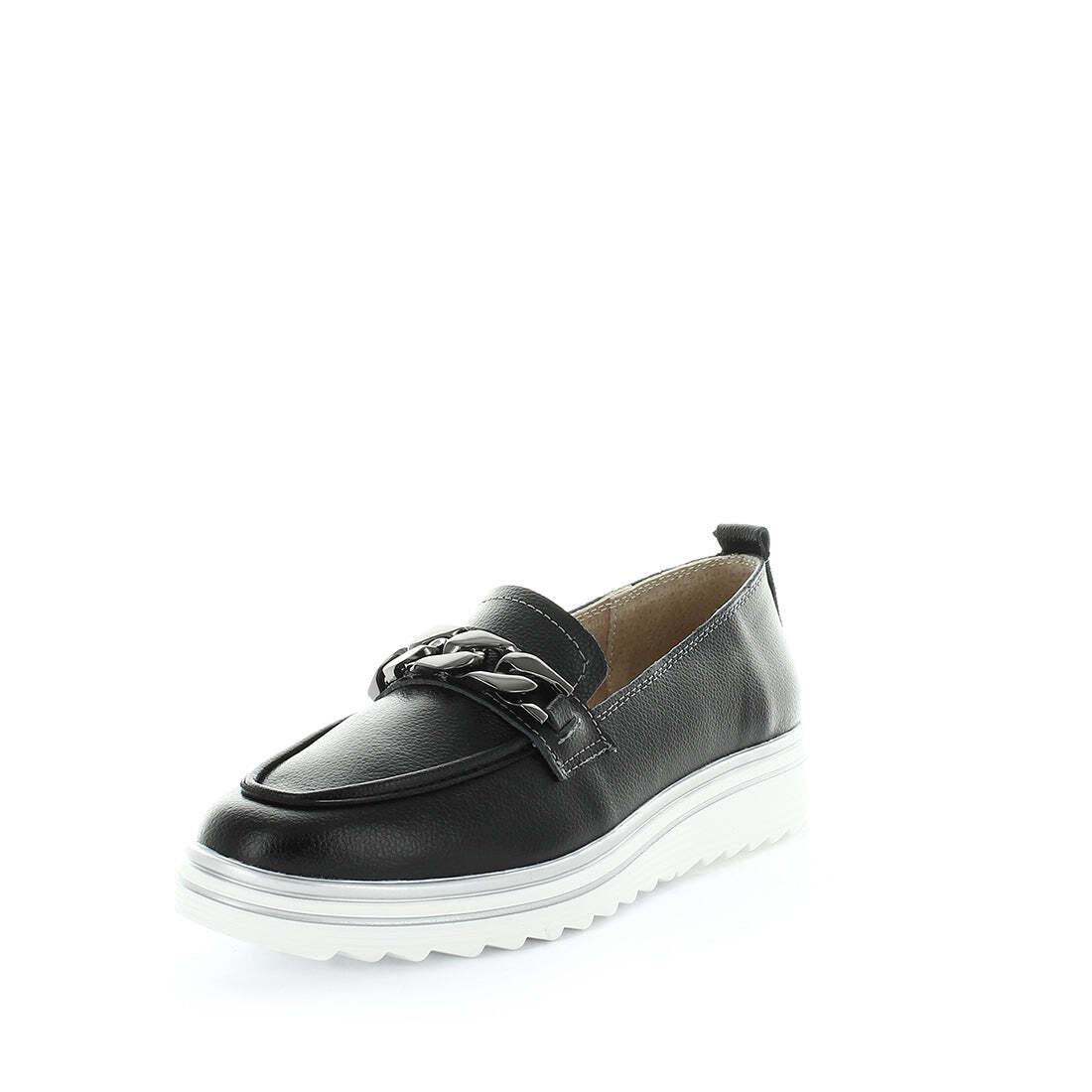 V717-JBCHANTAL-BLACK-38-187780-00 JUST BEE Women's CHANTAL Loafers / Slip ons Black 38EU - Image 1