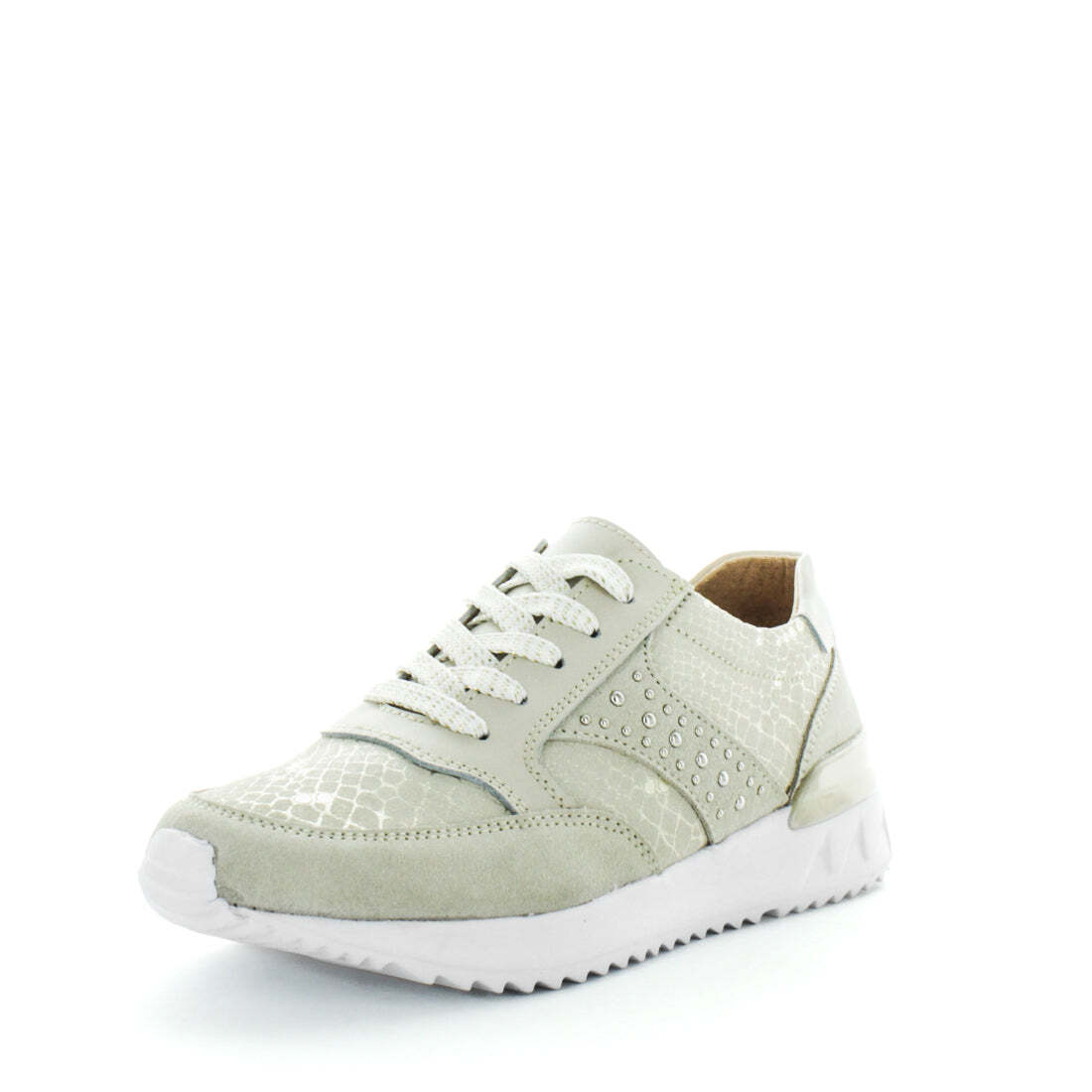 V717-JBCHELLI-BGZ-40-188164-00 JUST BEE Women's CHELLI Sneakers Beige Print 40EU - Image 1