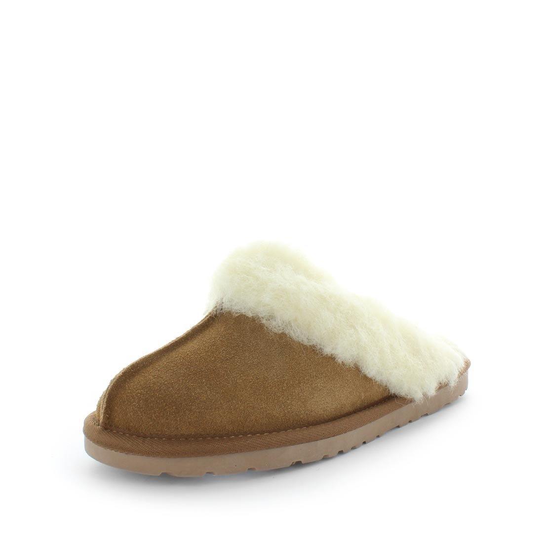 V717-JBCITA-CHESTNUT-10-188989-00 JUST BEE Women's CITA Slippers Chestnut 10US - Image 1
