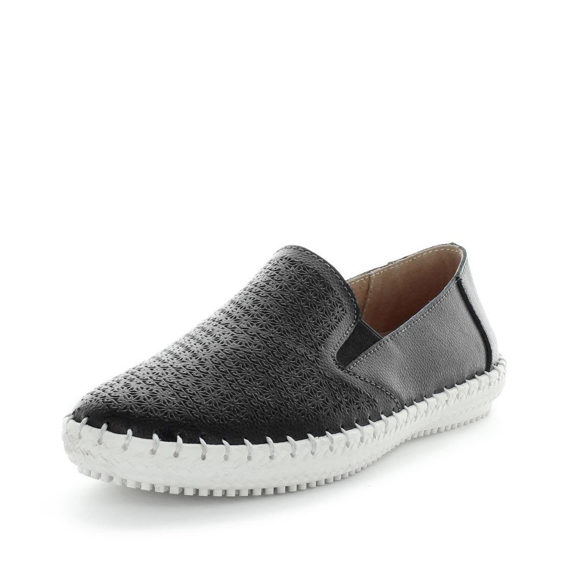 V717-JBCOBLE-BLACKEMBOSSED-38-189201-00 JUST BEE Women's COBLE Loafers / Slip ons Black Embossed 38EU - Image 1