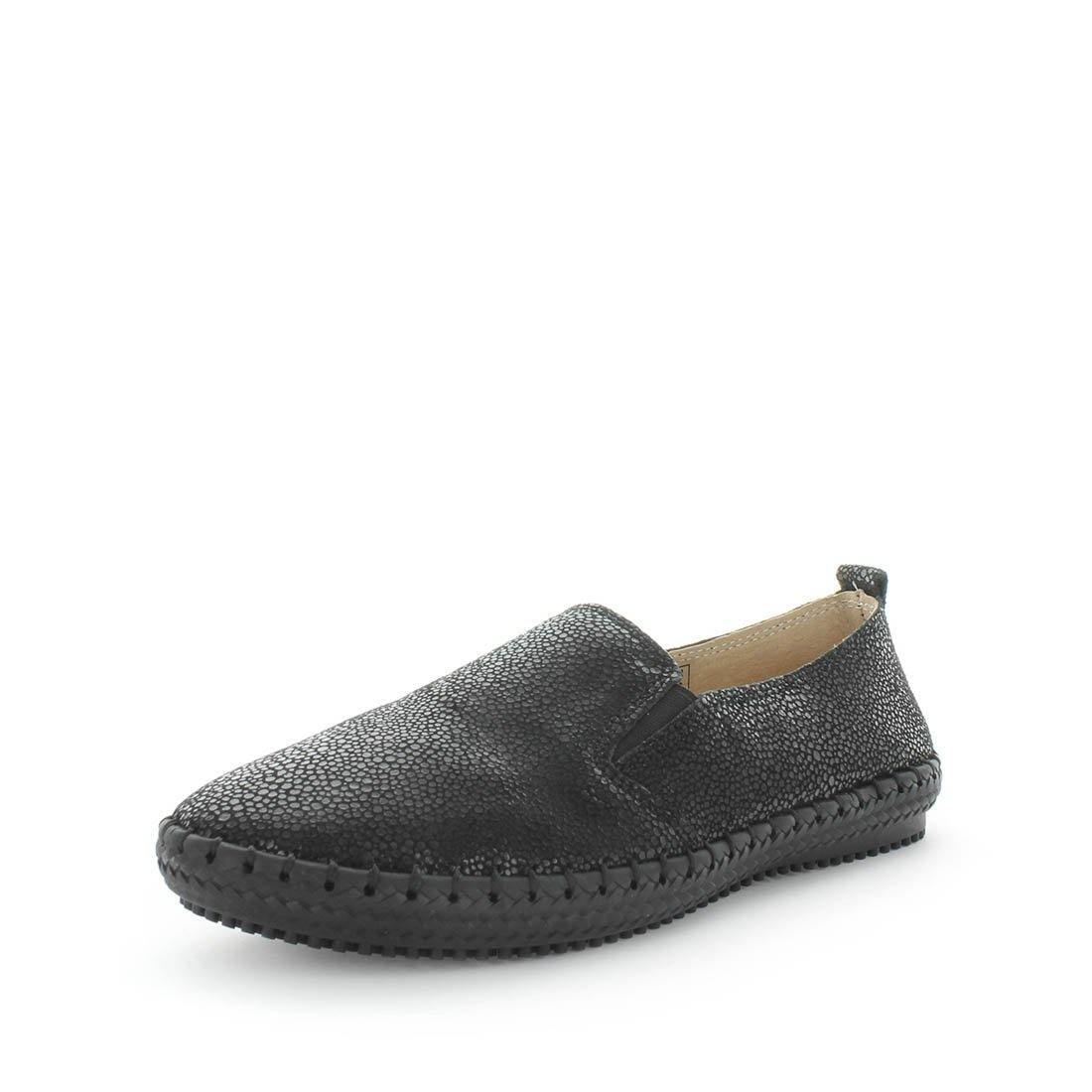 V717-JBCOBLE-BLKSHIMMER-39-189217-00 JUST BEE Women's COBLE Loafers / Slip ons Blk Shimmer/Glitter 39EU - Image 1