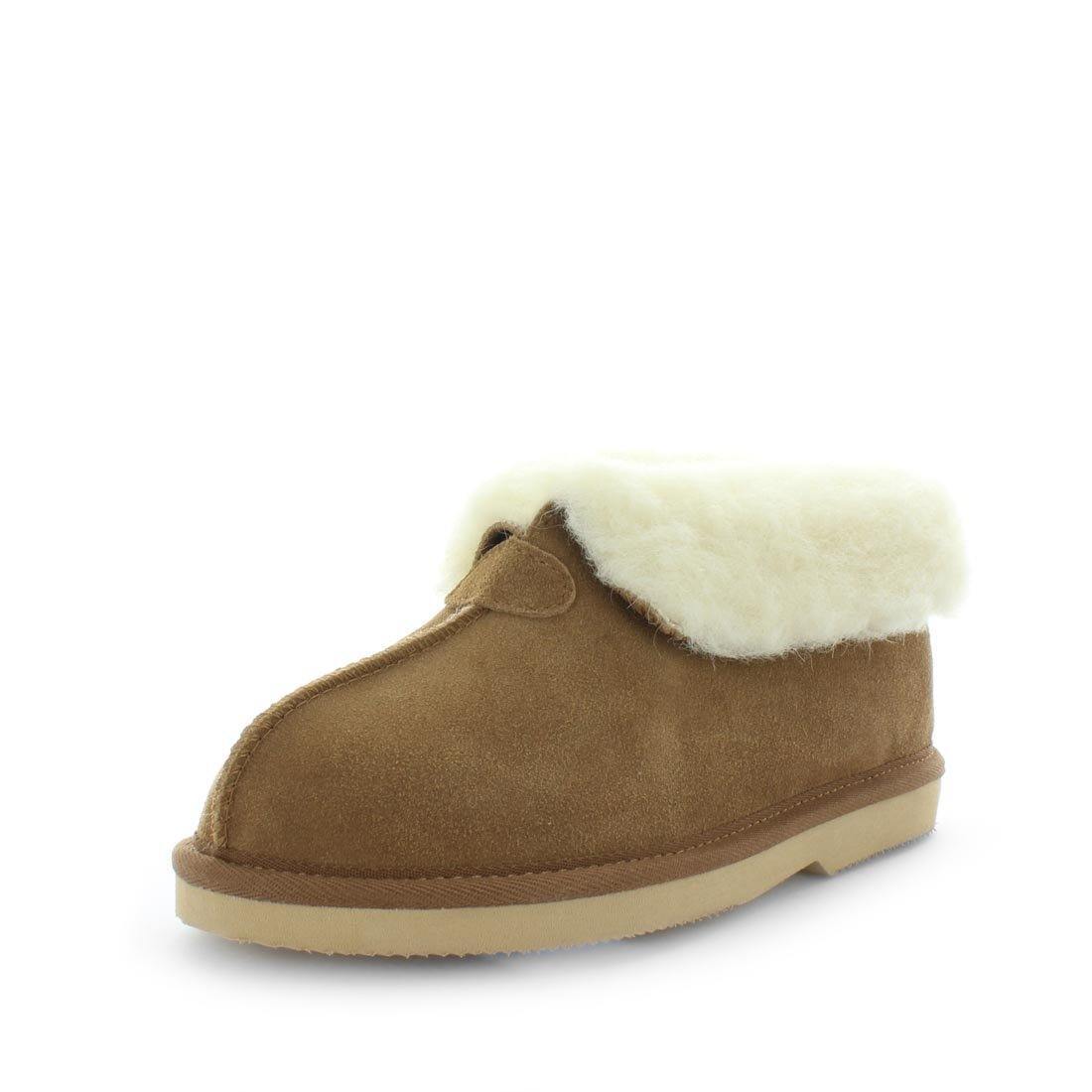 V717-JBCOSA-CHESTNUT-8-188904-00 JUST BEE Women's COSA Slippers Chestnut 8US - Image 1