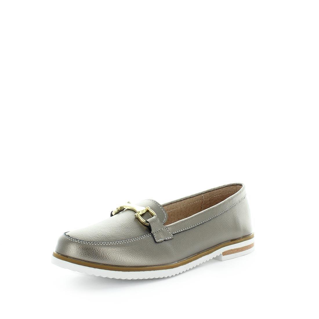V717-JBCRESSY-PEWTERSMOOTH-38-189062-00 JUST BEE Women's CRESSY Loafers / Slip ons Pewter Smooth 38EU - Image 1