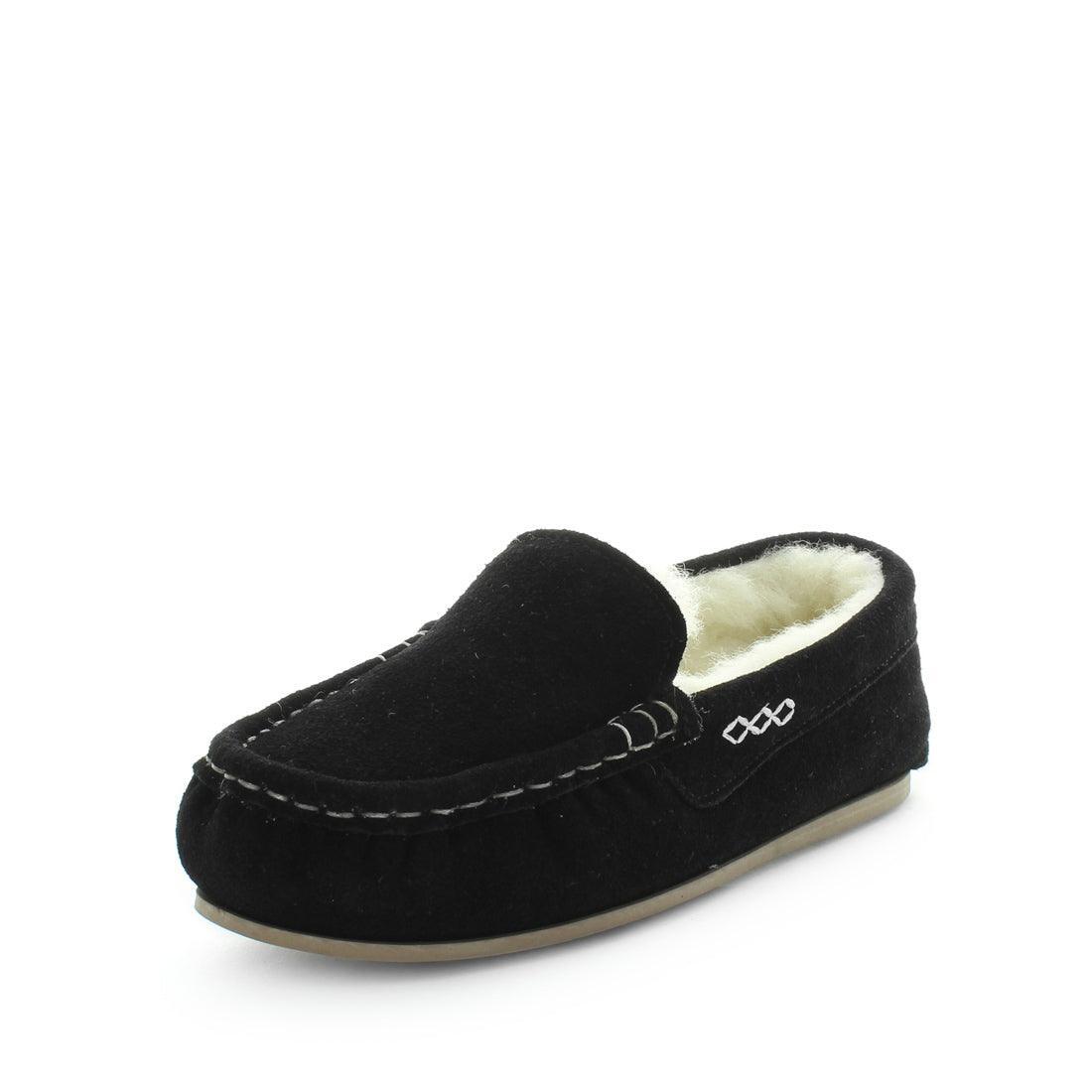V717-JBCRISPY-BLACK-11-189072-00 JUST BEE Women's CRISPY Slippers Black 11US - Image 1