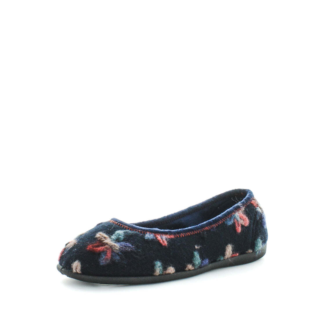 V717-PESPERA-NAVYEMB-8-186797-00 Panda PESPERA Slippers Uggs Navy Embroidery Shoe 8 - Image 1